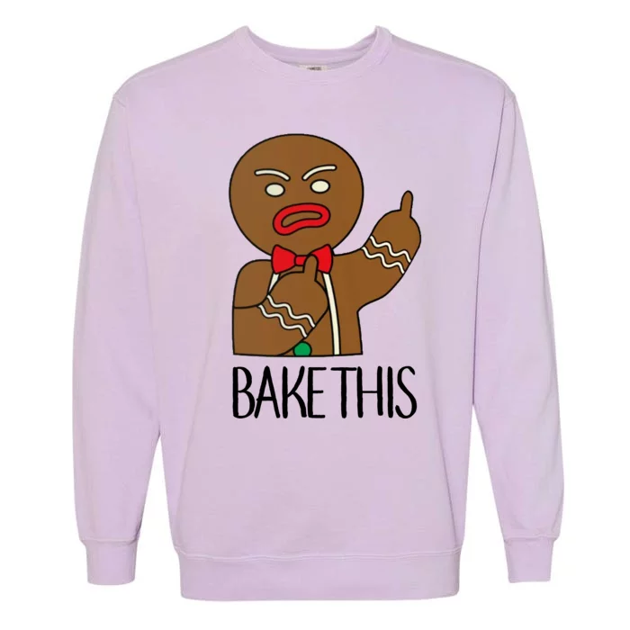 Bake This Gingerbread X-Mas Garment-Dyed Sweatshirt