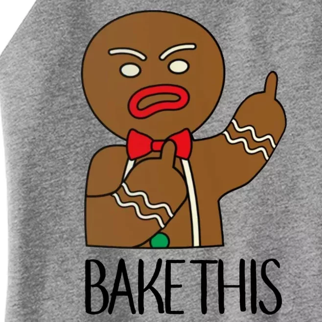 Bake This Gingerbread X-Mas Women’s Perfect Tri Rocker Tank