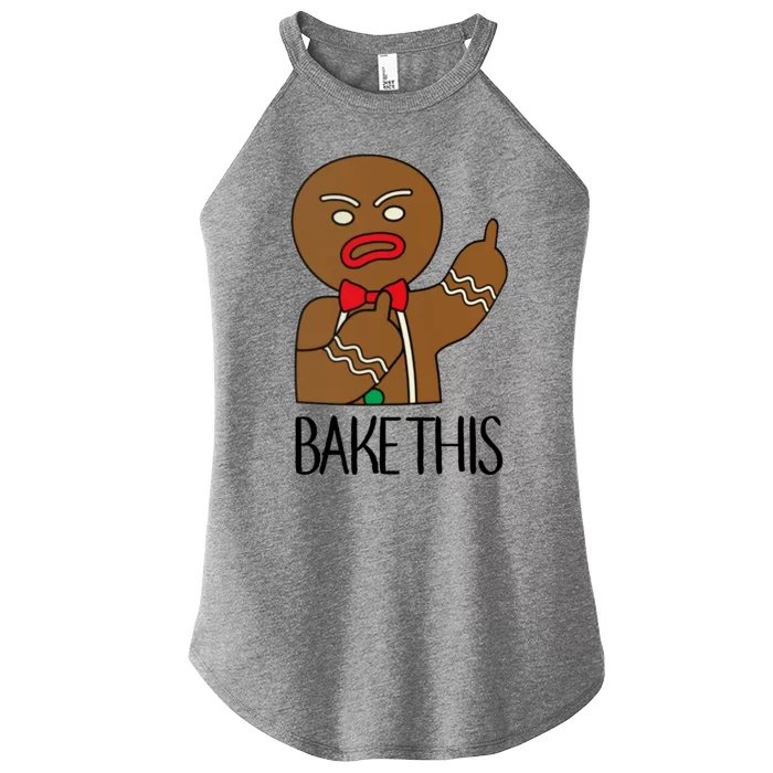 Bake This Gingerbread X-Mas Women’s Perfect Tri Rocker Tank