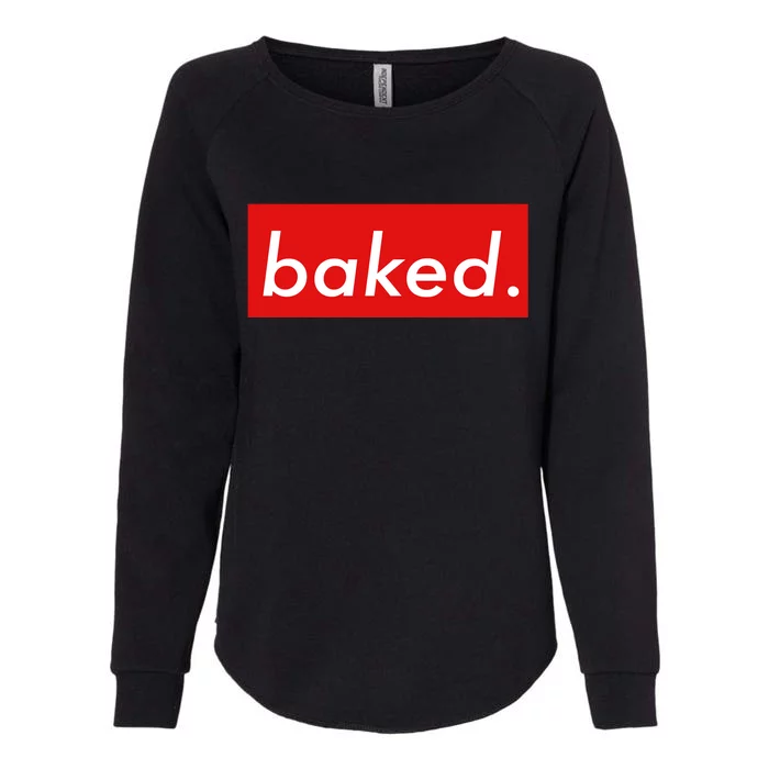 BAKED Designer Style Womens California Wash Sweatshirt