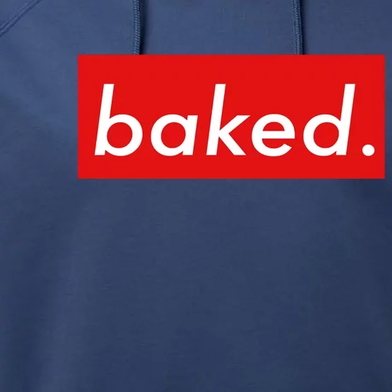 BAKED Designer Style Performance Fleece Hoodie