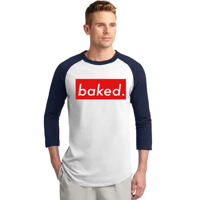 BAKED Designer Style Baseball Sleeve Shirt