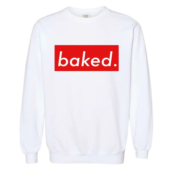 BAKED Designer Style Garment-Dyed Sweatshirt