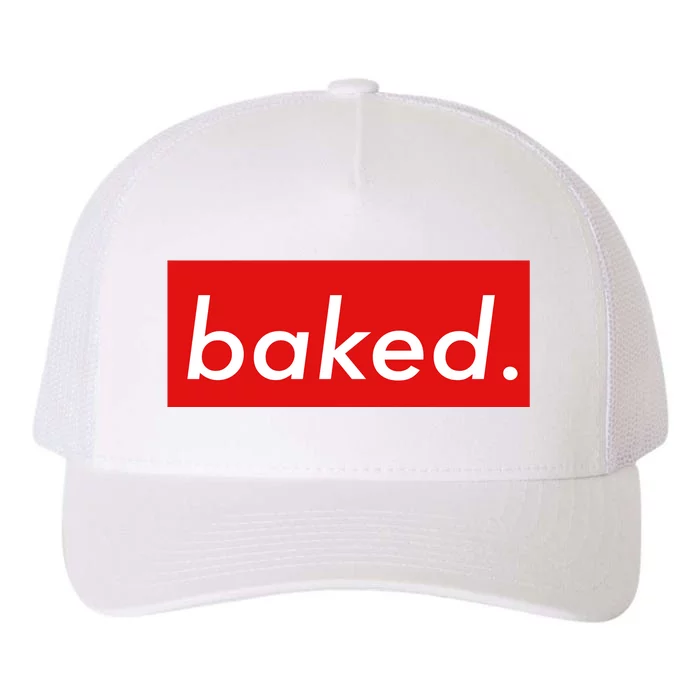 BAKED Designer Style Yupoong Adult 5-Panel Trucker Hat