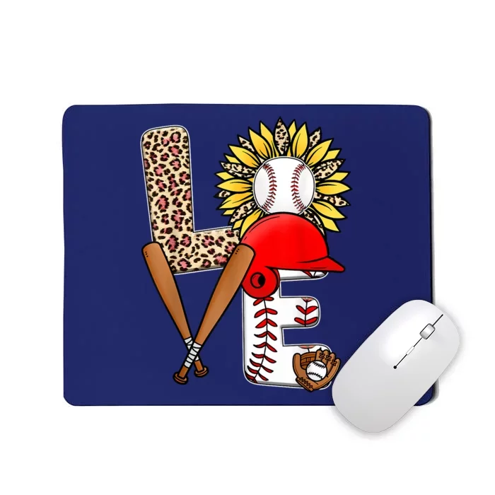 Baseball Apparel Love Baseball Mousepad