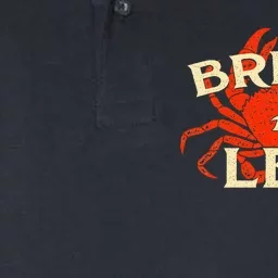 Break A Leg Crabber Crab Lover Crabbing Seafood Crustacean Softstyle Adult Sport Polo