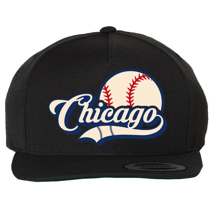 Baseball American Lover Chicago Wool Snapback Cap