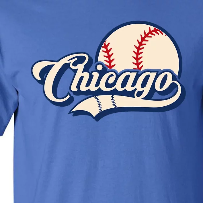 Baseball American Lover Chicago Tall T-Shirt