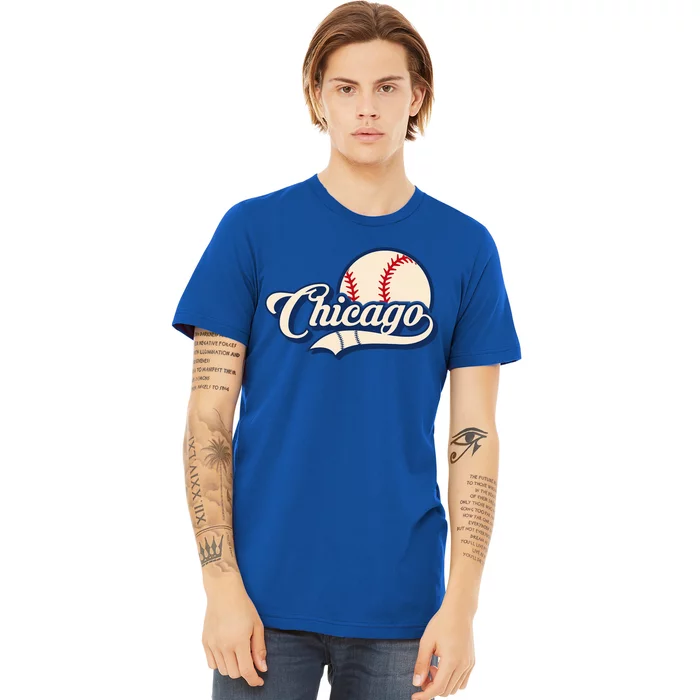 Baseball American Lover Chicago Premium T-Shirt