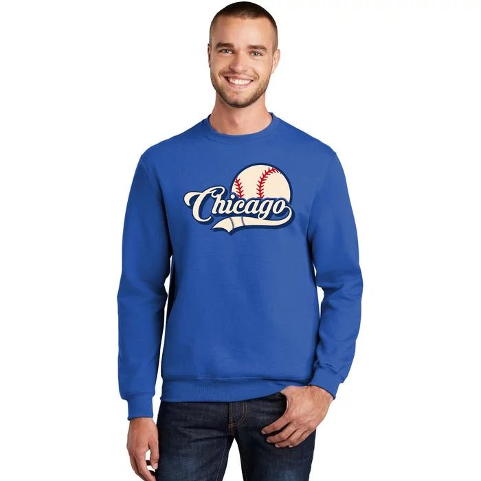 Baseball American Lover Chicago Tall Sweatshirt