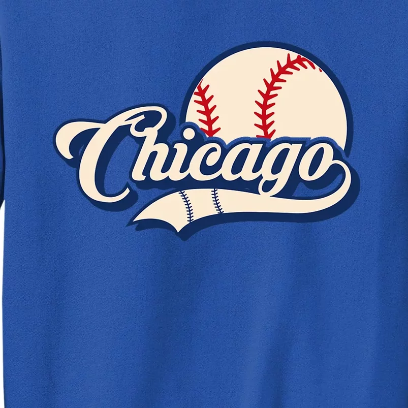 Baseball American Lover Chicago Tall Sweatshirt