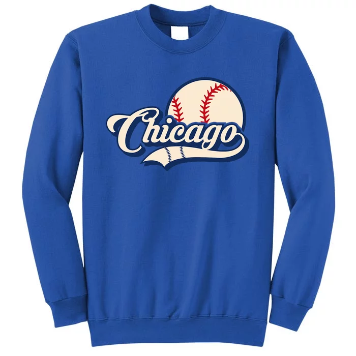 Baseball American Lover Chicago Tall Sweatshirt