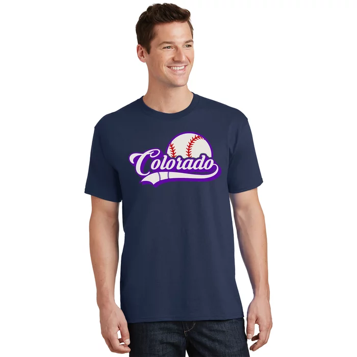 Baseball American Lover Colorado Baseball T-Shirt