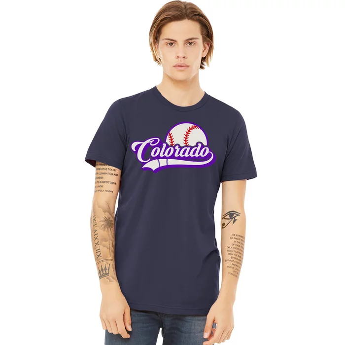 Baseball American Lover Colorado Baseball Premium T-Shirt