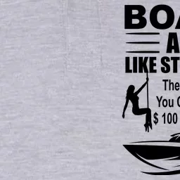 Boats Are Like Strippers Funny Joke Softstyle Adult Sport Polo