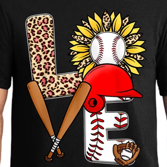 Baseball Apparel | Love Baseball Pajama Set