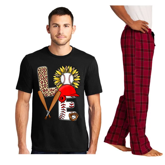 Baseball Apparel | Love Baseball Pajama Set