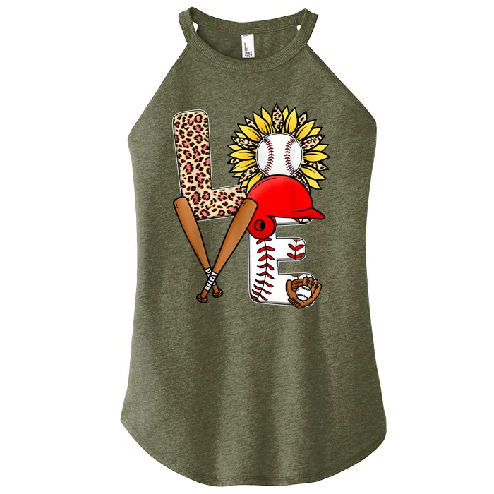 Baseball Apparel | Love Baseball Women’s Perfect Tri Rocker Tank