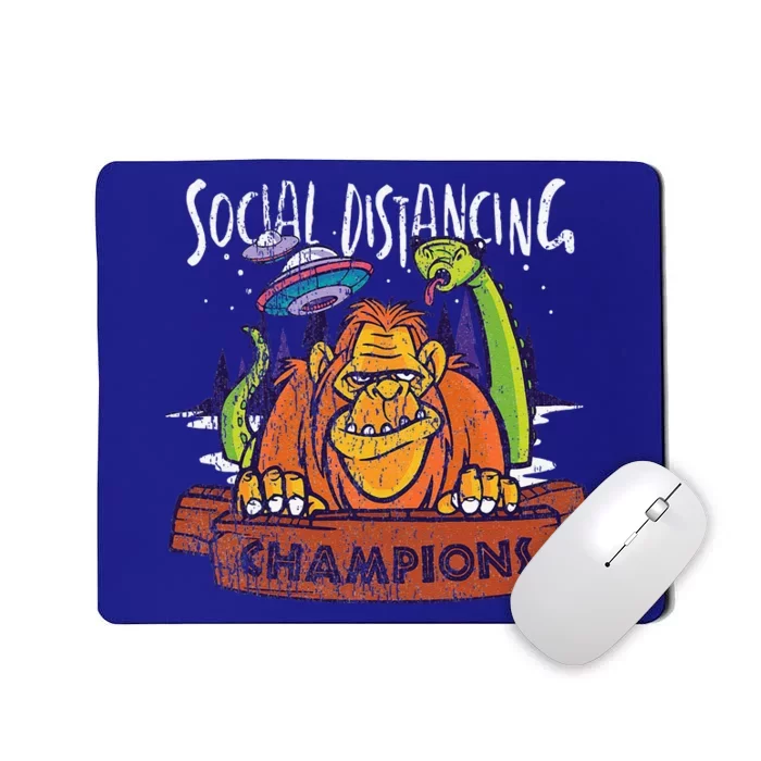 Bigfoot Aliens Loch Ness Monster Halloween Costume Mousepad