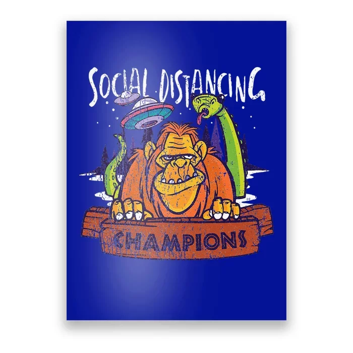 Bigfoot Aliens Loch Ness Monster Halloween Costume Poster