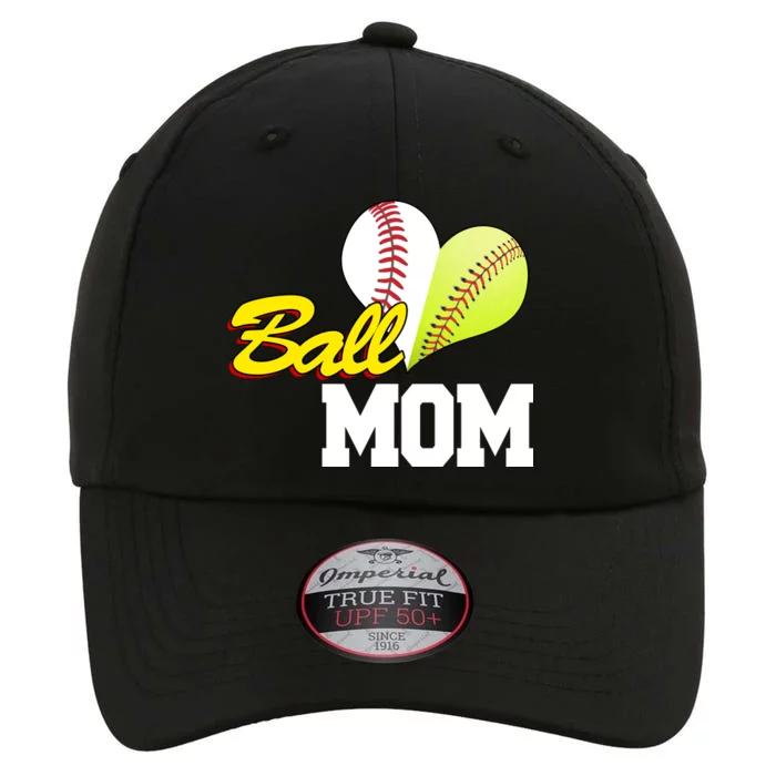 Ball Mom Heart Baseball Fan The Original Performance Cap