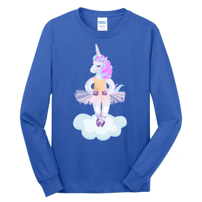 Ballet Dancer Unicorn Tall Long Sleeve T-Shirt