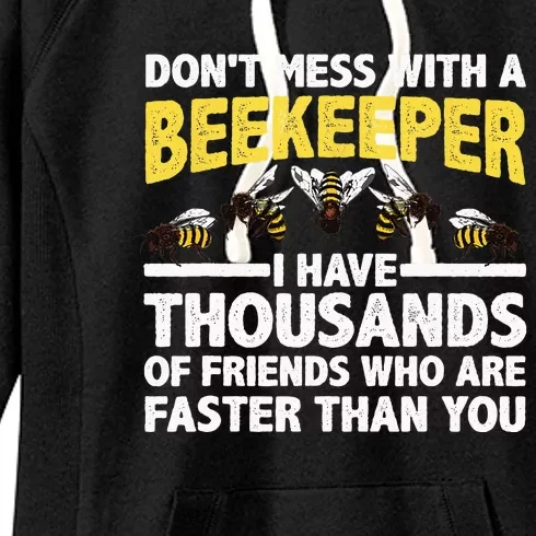 Beekeeper Art Men Women Beekeeping Honeybee Beehive Lover Women's Fleece Hoodie