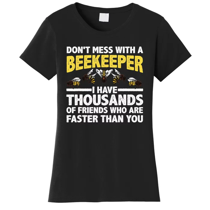 Beekeeper Art Men Women Beekeeping Honeybee Beehive Lover Women's T-Shirt