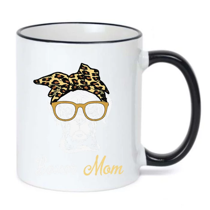 Birthday And MotherS Day Giftboxer Mom Black Color Changing Mug