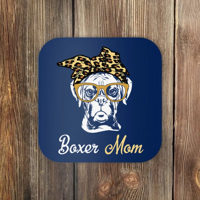 Birthday And MotherS Day Giftboxer Mom Coaster