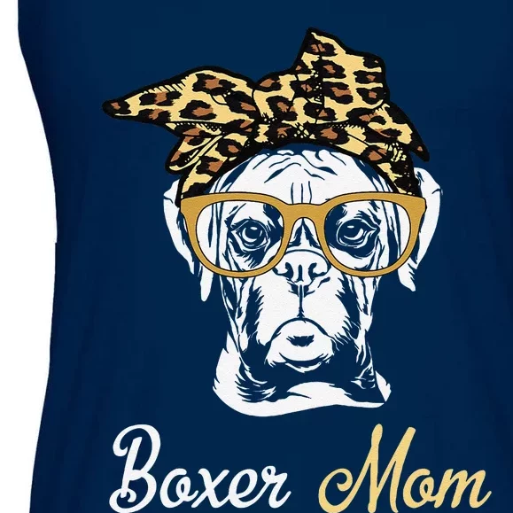 Birthday And MotherS Day Giftboxer Mom Ladies Essential Flowy Tank