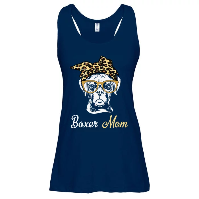 Birthday And MotherS Day Giftboxer Mom Ladies Essential Flowy Tank