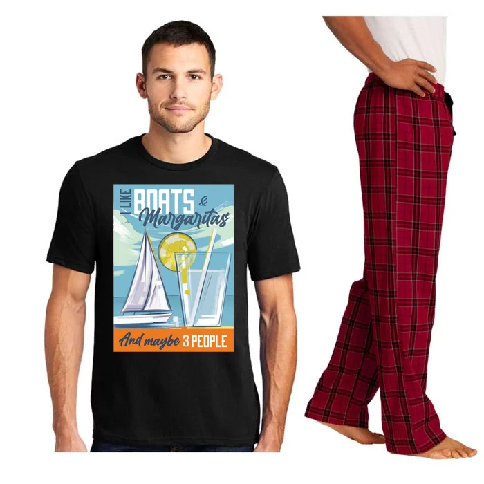 Boats And Margaritas Funny Pajama Set