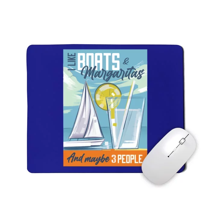 Boats And Margaritas Funny Mousepad