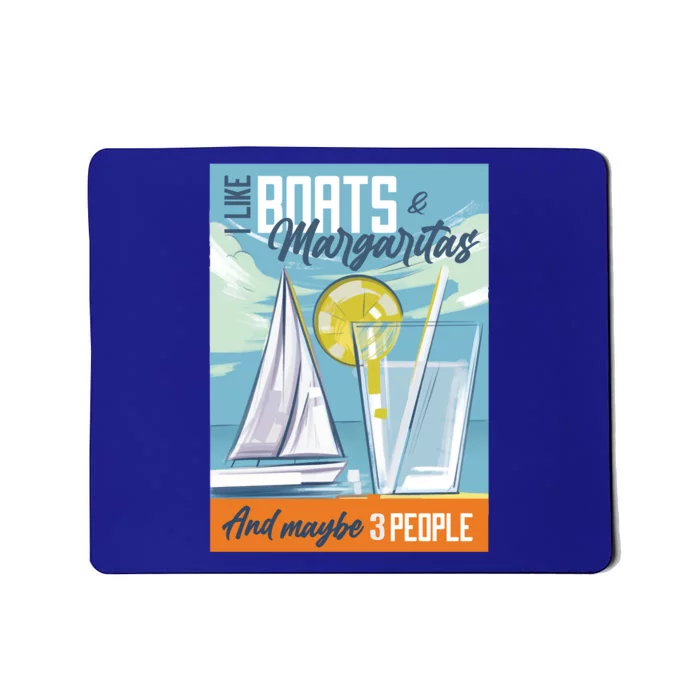 Boats And Margaritas Funny Mousepad