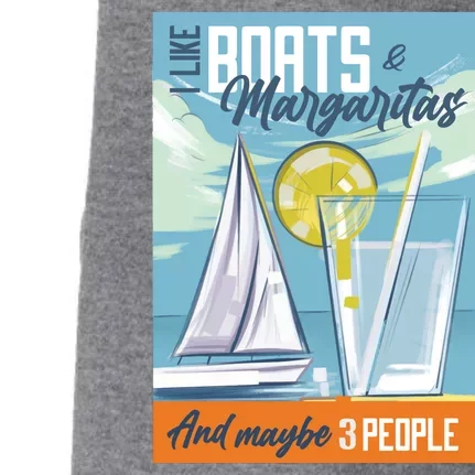 Boats And Margaritas Funny Doggie 3-End Fleece Hoodie