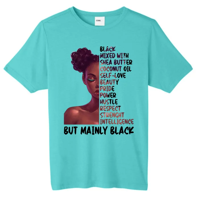 Black Afro Melanin Black History Month Juneteenth Gift ChromaSoft Performance T-Shirt