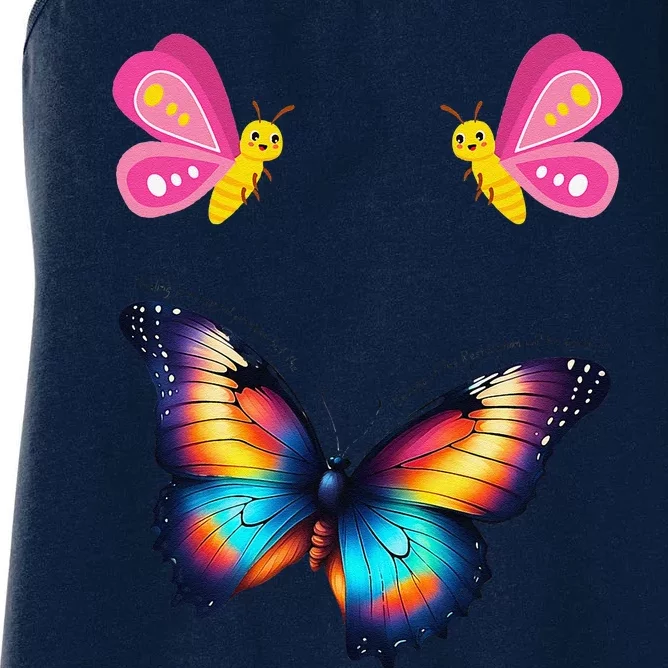 Butterfly And More Women's Racerback Tank