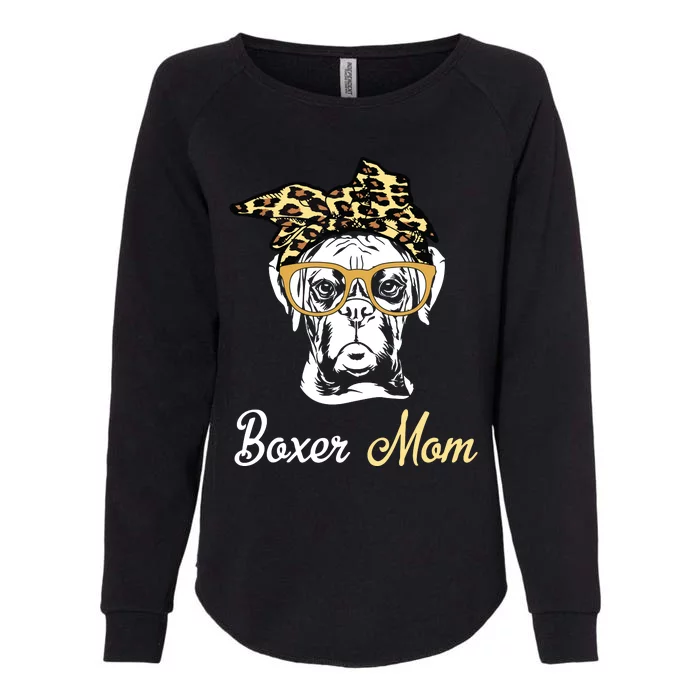 Birthday And Mothers Day Gift Boxer Mom Womens California Wash Sweatshirt