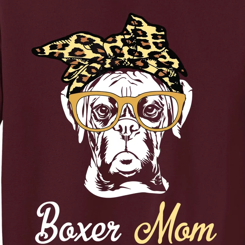 Birthday And Mothers Day Gift Boxer Mom Tall Sweatshirt