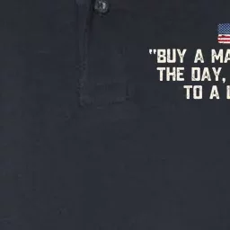 Buy A Man Eat Fish The Day Teach Man Joe Biden Quote Softstyle Adult Sport Polo