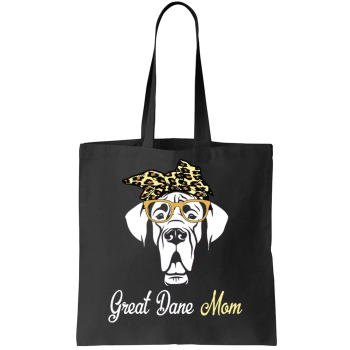 Birthday And Mothers Day Gift Great Dane Mom Tote Bag