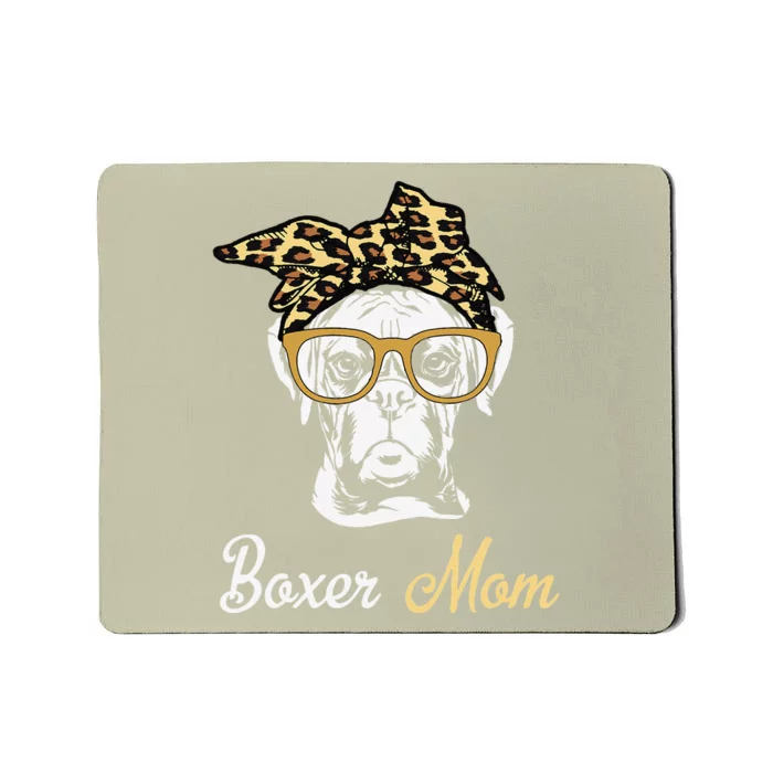 Birthday And Mothers Day GiftBoxer Mom Mousepad