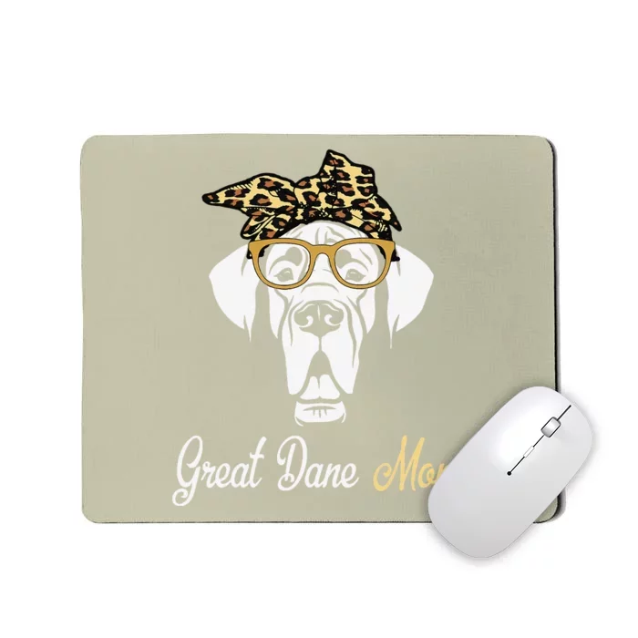 Birthday And Mothers Day GiftGreat Dane Mom Mousepad