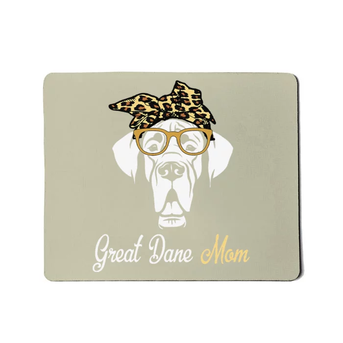 Birthday And Mothers Day GiftGreat Dane Mom Mousepad