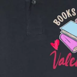 Books Are My Valentine Librarian Book Valentines Day Wo Softstyle Adult Sport Polo