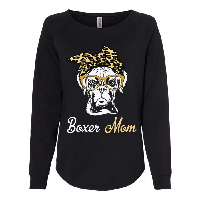 Birthday and Mother's day GiftBoxer Mom Womens California Wash Sweatshirt