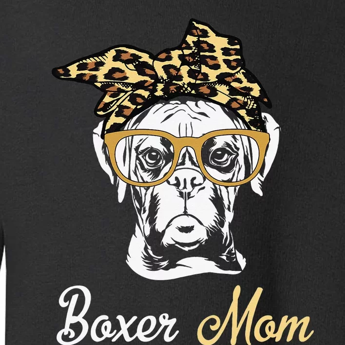 Birthday and Mother's day GiftBoxer Mom Toddler Sweatshirt