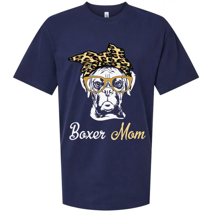 Birthday and Mother's day GiftBoxer Mom Sueded Cloud Jersey T-Shirt