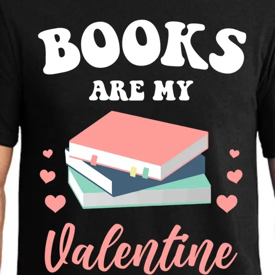 Books Are My Valentine Valentines Day Librarian Book Gift Pajama Set